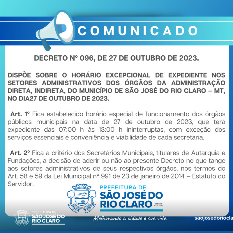 Prefeitura do Rio terá horário de funcionamento especial em dias